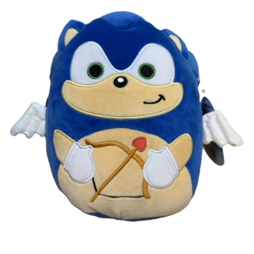 Squishmallows Original 5 Inch Sonic the Hedgehog Holding Bow and Arrow Valentine